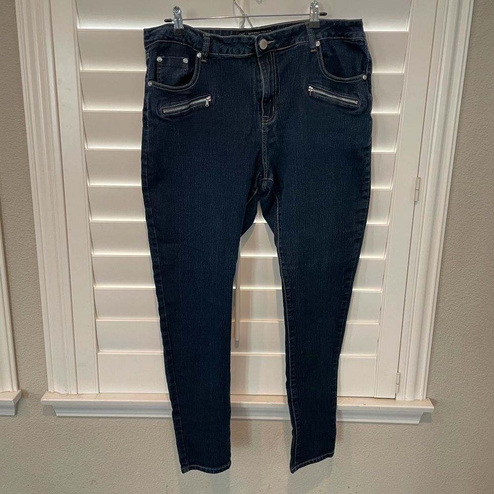 Chic Denim mid rise skinny jeans